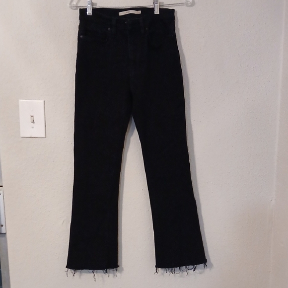Hudson Jeans Black Straight Leg Denim - Picture 1 of 8